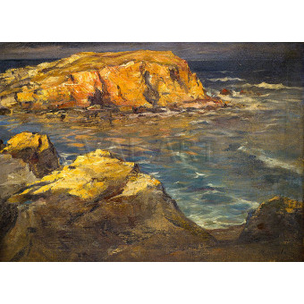 РЕПРОДУКЦИИ НА КАРТИНИ Скали в морето (1942)